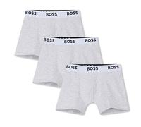 BOSS Boxer bambini in cotone elasticizzato in confezione da tre - Style J52663/A3204A, J52663 Grigio chiaro 114