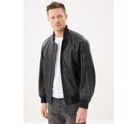 BOSS Bomber in pelle con tasca sulla manica - Style Jakri, 50552151 Nero 46