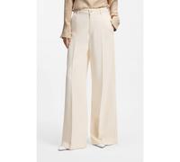 BOSS Jeans a gamba larga in denim color crema con piega sulla parte anteriore - Style CENTRAL 4.0, 50560975 Colore neutro 28/32
