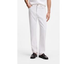 BOSS Jeans cinque tasche in denim elasticizzato bianco - Style H-Ogden_RMW, 50561568 Bianco 33/34