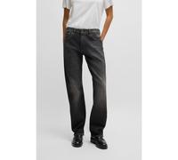 BOSS Jeans straight fit in comodo denim elasticizzato nero sbiadito - Style HEIGHT-CLASSIC JEAN, 50528294 Nero 25/32