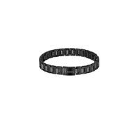 BOSS Bracciale a maglie placcato nero con chiusura con logo - Style CANDOR JEWELRY, HB1580752 Nero pz.