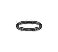 BOSS Jewelry Braccialetto a maglie da uomo Collezione METAL LINK ESSENTIALS in acciaio inossidabile, Nero