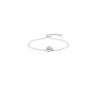 BOSS Jewelry Braccialetto da Donna Collezione LIVE PRECIOUS in Acciaio Inossidabile con Anelli Intrecciati e Cristalli - 1580756, BRACELET, Silver