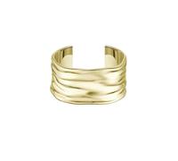 BOSS Jewelry Braccialetto Rigido da Donna Collezione RIPPLE in Oro Giallo con Linee Ondulate - 1580774, BANGLE
