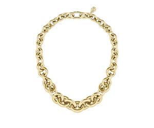 BOSS Jewelry Collana a Catena, Bracciale a Catena e Orecchini a Cerchio da Donna Collezione LIVE STATEMENT in Acciaio inossidabile color Oro Giallo