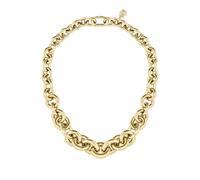 BOSS Jewelry Collana, Bracciale a Catena o Orecchini a Cerchio da Donna Collezione LIVE STATEMENT in Acciaio Inossidabile con Placcatura Oro Giallo