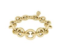 BOSS Jewelry Collana, Bracciale a Catena o Orecchini a Cerchio da Donna Collezione LIVE STATEMENT in Acciaio Inossidabile con Placcatura Oro Giallo