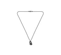 BOSS Collana con placcatura nera e targhetta in pelle - Style KODE, HB1580782 Nero pz.