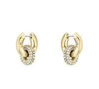BOSS Orecchini dorati con cerchi intrecciati e cristalli pavé - Style LIVE PRECIOUS, HB1580759 Color oro pz.