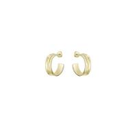 BOSS Orecchini a cerchio color oro con motivo increspato - Style RIPPLE, HB1580776 Color oro pz.