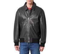 BOSS Joberg Leather_Outerwear Uomo, 202 marrone scuro, 52