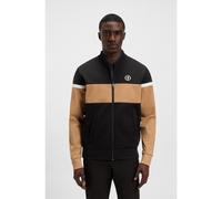 BOSS La giacca in jersey Open a blocchi di colore - Style SOFTSHEL THE OPEN25, 50548932 Nero / Beige XXL
