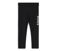 BOSS Leggings per bambini con logo verticale color argento - Style J51100/09B12A, J51100 Nero 156