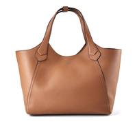 Boss Lenah Borsa shopper Vera Pelle 33 cm marrone