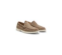 BOSS Mocassini in pelle scamosciata con logo stampato a impressione - Style Sienne_Loaf_sd_N, 50543083 Beige 44