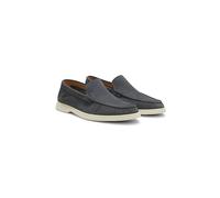 BOSS Mocassini in pelle scamosciata con logo stampato a impressione - Style Sienne_Loaf_sd_N, 50543083 Grigio scuro 45