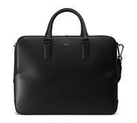 Boss Luminary Valigetta Vera Pelle 38 cm Vano porta PC nero