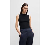 BOSS Maglia a coste con collo a lupetto - Style Feskies, 50473237 Blu scuro XL