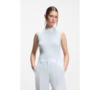 BOSS Maglia a coste con collo a lupetto - Style Feskies, 50473237 Celeste S