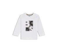 BOSS Maglia a maniche lunghe per bambini in cotone con grafica con logo - Style J52472/N5002A, J52472 A disegni 86