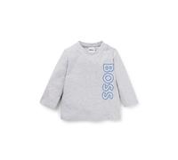 BOSS Maglia a maniche lunghe per bambini in cotone con logo verticale - Style J51293/A3212M, J51293 Grigio chiaro 74