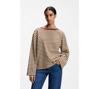 BOSS Maglia a righe in jersey di cotone con vestibilità relaxed - Style C_Ewa_stripe, 50569012 A disegni M
