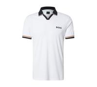 BOSS Active Polo slim fit con particolari a riga tipici del marchio - Style PL_TOC Serve 2, 50559200 Bianco M