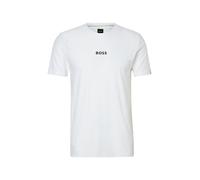 BOSS Maglia funzionale 'Serve 1' nero / bianco Uomo BOSS L