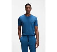 BOSS Maglia in cotone elasticizzato con logo ricamato - Style Mix&Match T-Shirt R, 50515312 Blu 5XL