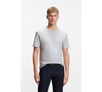 BOSS Maglia in jersey di cotone con toppa con logo - Style Tales, 50508584 Grigio chiaro 4XL