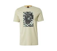 BOSS Maglietta 'Animali' grigio chiaro / verde chiaro / nero / bianco Uomo BOSS XXL grigio chiaro / verde chiaro / nero / bianco