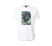 BOSS Maglietta 'Animali' petrolio / verde chiaro / nero / bianco, Taglia XXL