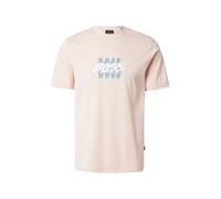 BOSS Maglietta 'Bass' blu colomba / rosa pastello / bianco Uomo BOSS M