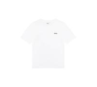 BOSS T-shirt per bambini regular fit in cotone con logo stampato - Style J25P23/09B12A, J25P23 Bianco 114