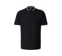 BOSS Polo con collo Henley in piqué di cotone - Style C-Pratt 40, 50559855 Nero L