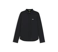 BOSS Camicia regular fit in jersey di cotone antipiega - Style ST_Motion L, 50555946 Nero L