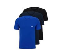 Boss Maglietta da Uomo a Maniche Corte, Confezione da 3, Open Blue460., S