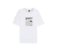 Boss Maglietta da Uomo, Bianco 100, M
