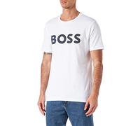 Boss Maglietta da Uomo, Bianco 100, XXXXL