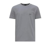 BOSS Maglietta da Uomo in Cotone Elasticizzato con Logo a Contrasto, Medium Grey36, XL