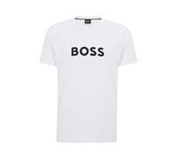 Boss Maglietta da Uomo RN Beach_T_Shirt, Bianco 100, L