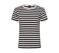 BOSS Maglietta 'Esla' blu notte / offwhite Donna BOSS M blu notte / offwhite