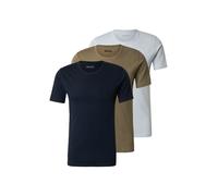 BOSS Magliette intime in cotone in confezione da tre - Style TShirtRN 3P Classic, 50532470 Grigio / Blu / Beige M