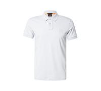 BOSS Polo slim fit in cotone elasticizzato con toppa con logo - Style Passenger, 50507803 Grigio chiaro S