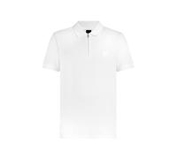 BOSS Polo slim fit in cotone elasticizzato con toppa con logo - Style Passerzip, 50537507 Bianco M
