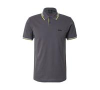 BOSS Maglietta 'Paul' grigio scuro / verde neon / nero / bianco Uomo BOSS XS grigio scuro / verde neon / nero / bianco