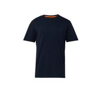 BOSS T-shirt in cotone slub con dettaglio logo - Style Tegood, 50508243 Blu scuro L