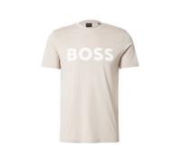 BOSS Maglietta 'Thinking 1' talpa / bianco Uomo BOSS XL
