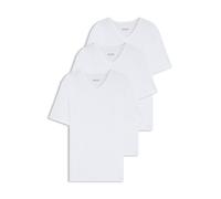 BOSS Magliette intime con scollo a V in cotone in confezione da tre - Style TShirtVN 3P Classic, 50475285 Bianco XXL
